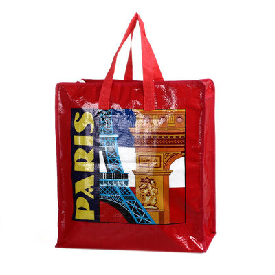 qualité  Laminated Paris Design PP Woven Shopping Bag Laminated Pp Woven Bag usine