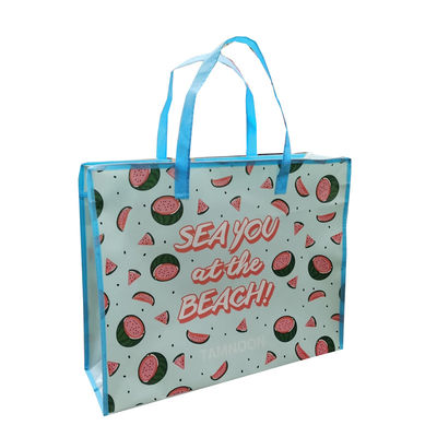 Éco-friendly Reutilisable pliable à la main sac à main de magasinage portable