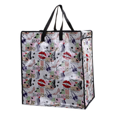 30 cm à 50 cm Sacs de magasinage recyclés non tissés Petits sacs de magasinage laminés