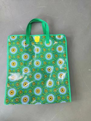 sacs de magasinage en papier laminés recyclables imprimés