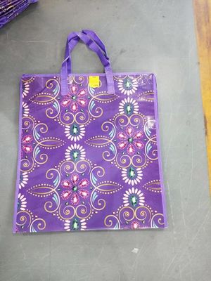 sacs de magasinage en papier laminés recyclables imprimés