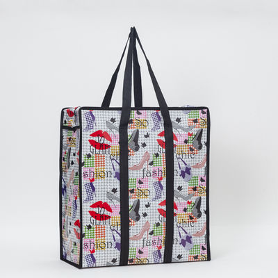 Nigéria imprimé en papier tissé emballage de magasinage grand sac de magasinage