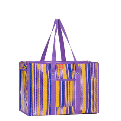 Taille personnalisée Impression PP Tissue fermeture à glissière Sacs de magasinage en polypropylène avec logo