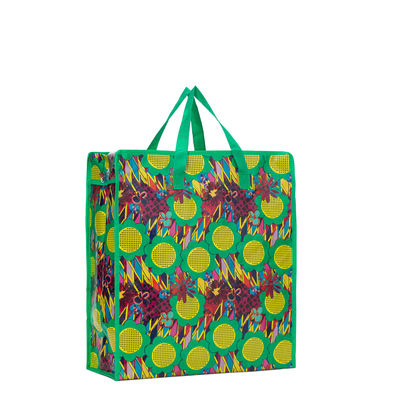 Taille personnalisée Impression PP Tissue fermeture à glissière Sacs de magasinage en polypropylène avec logo