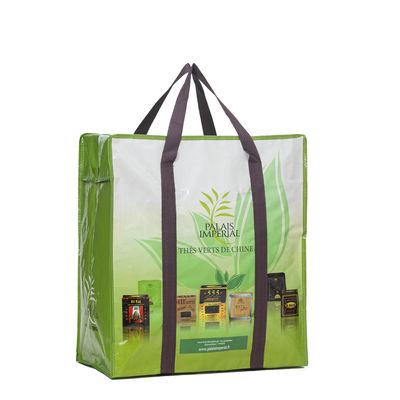 Fabrique et personnalisé durable transparent PP sac de magasinage en plastique avec imprimante de logo PP sac de magasinage tissé