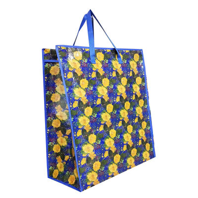 sacs de magasinage en tissu en pp à double fermeture à glissière
