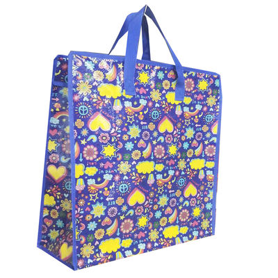 conceptions de logos sur mesure imprimer des sacs de shopping en pp sacs de shopping zip