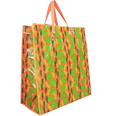 sacs de magasinage en tissu en pp/sacs à fer fermeture à glissière en tissu en pp