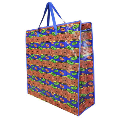 sacs de magasinage en tissu en pp/sacs à fer fermeture à glissière en tissu en pp