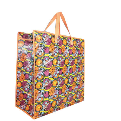 sacs de magasinage en tissu en pp/sacs à fer fermeture à glissière en tissu en pp