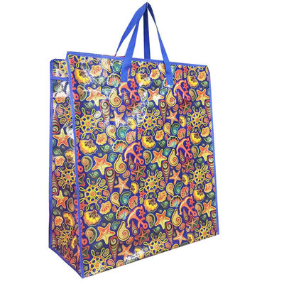 sacs de magasinage en tissu en pp/sacs à fer fermeture à glissière en tissu en pp
