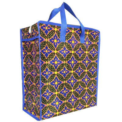 sac de fermeture à glissière tissé réutilisable