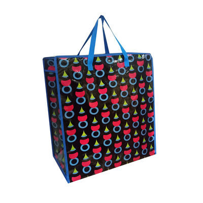 Produits alimentaires Sac de magasinage poly non tissé Lamination Sac de magasinage tissé réutilisable