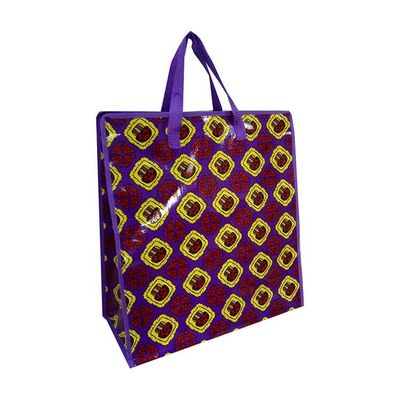 Produits alimentaires Sac de magasinage poly non tissé Lamination Sac de magasinage tissé réutilisable