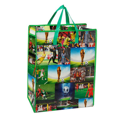 Design brésilien sac tissé en PP / sac de magasinage tissé en PP avec fermeture à glissière/yiwu moins cher sac de magasinage tissé en pp