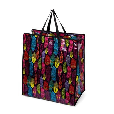 Package Sac de magasinage non tissé Polypropylène PP Sac de magasinage tissé coloré