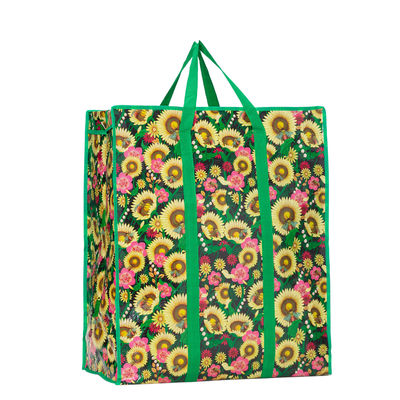 Sac de magasinage polypropylène tissé écologique réutilisable fermeture à glissière imperméable 20 - 50 kg
