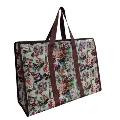 Logo ou design personnalisé Sacs de magasinage recyclés pour des achats écologiques